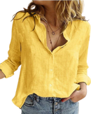 Camisa de Linho Feminina Helena