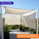Toldo Impermeável Portátil Resistente com Proteção UV + Kit de Cordas