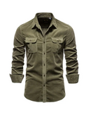 Camisa Masculina Manga Longa Casual